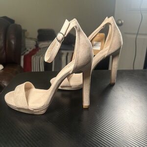 SIZE 9 Qupid Stiletto Heels Women's NWT Peach Strap Night Out